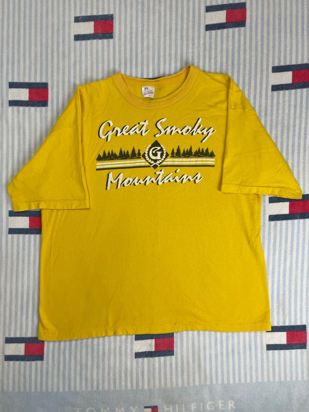 Vintage Great Smokey Mountains Nature Hiking short sleeve tee shirt